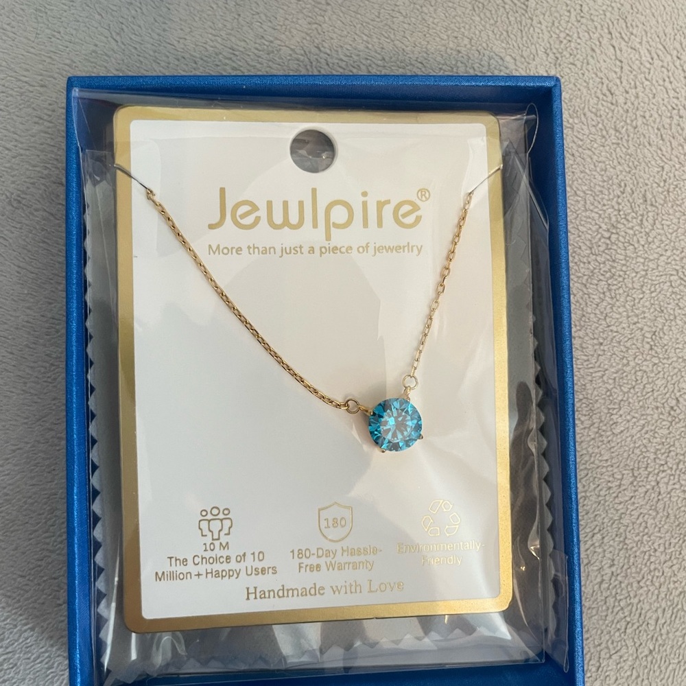 Blue Topaz Necklace